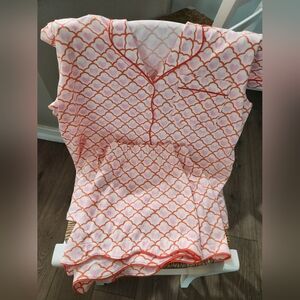 Roller Rabbit × Target Pink Geo Hearts Pajama Set